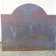 Cast chimney plate horse and foal art foundry Stern 69.5 x 78.5cm