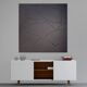 Monochrome black minimalist abstract painting