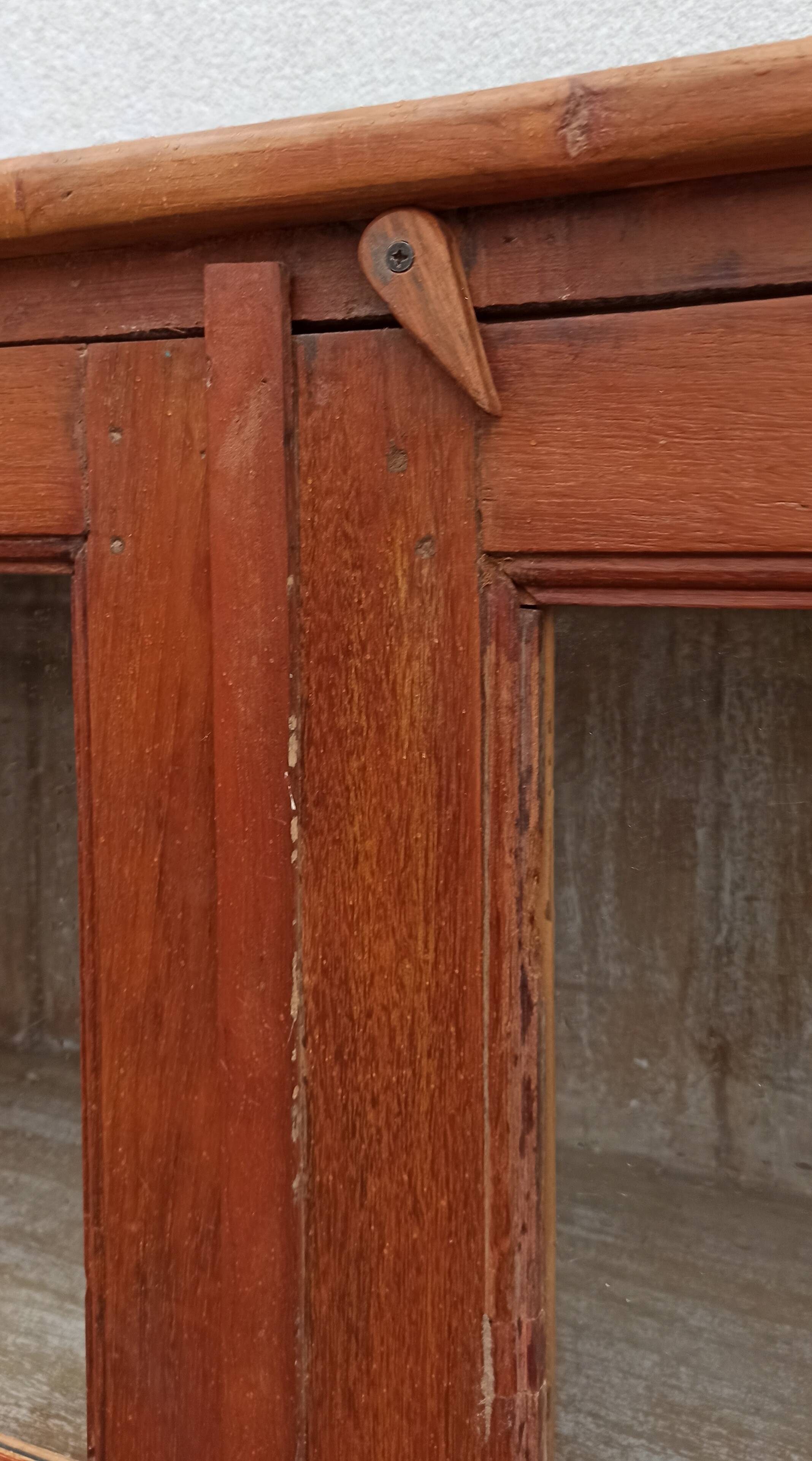 Wooden glass cabinet