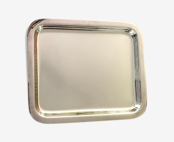 Small tray New silver metal
