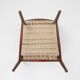 Set of Belgian Teak Dining Chairs with Braided Rope Seat, 1960s
