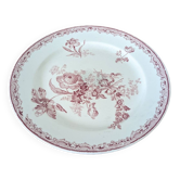 Fontanges Sarreguemines dish