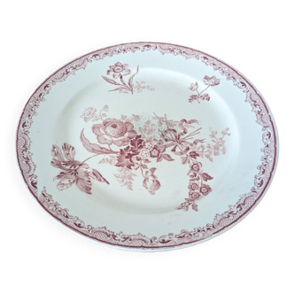 Fontanges Sarreguemines dish