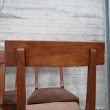4 chaises epoque directoire merisier