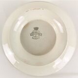 3 plats de service Longwy Carmen jaune