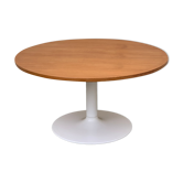 Modular round table teak and tulip foot 1970