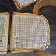 Baumann chairs model gondola in beech and cannage 1970
