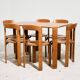 Ensemble en hêtre par Bruno Rey pour Kusch & Co., lot de 7 pièces