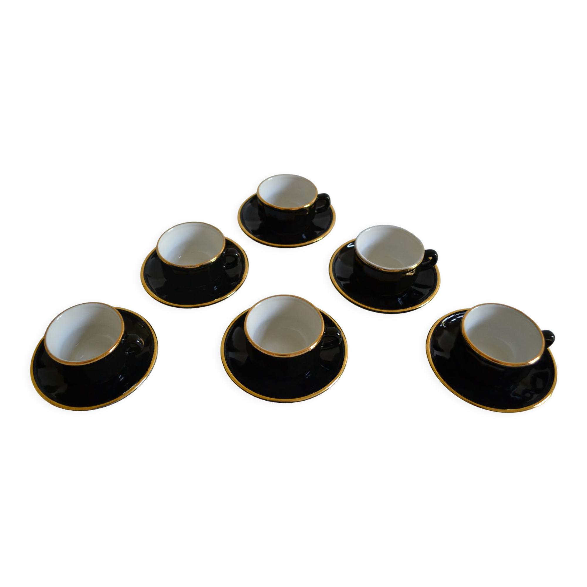 Set of 6 cups Apilco