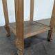 Art Nouveau bedside table with a griotte marble top.