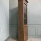 High glass-fronted oak cabinet (renovated)