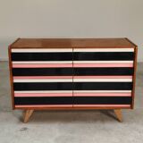 Commode U-453 rose , ancienne édition  par Jiri Jiroutek pour Interier Praha 1960
