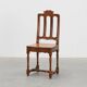 Chaise d'appoint en chêne sculpté, France, XVIIIe siècle