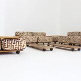 Pianura sofa set by Mario Bellini for Cassina, 1970s, Set of 10