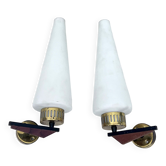 Mid-Century pair of sconces, Italy 1950s