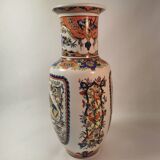 Jp derevia, ceramic vase with pheasants, signed at the bottom