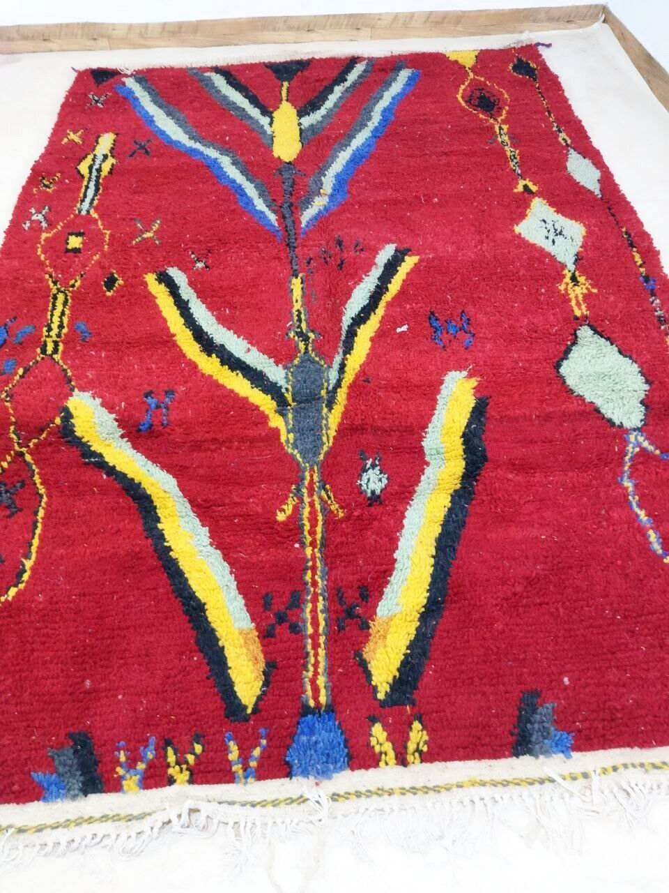 Moroccan carpet red 298x198cm