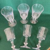 6 glasses of old wine