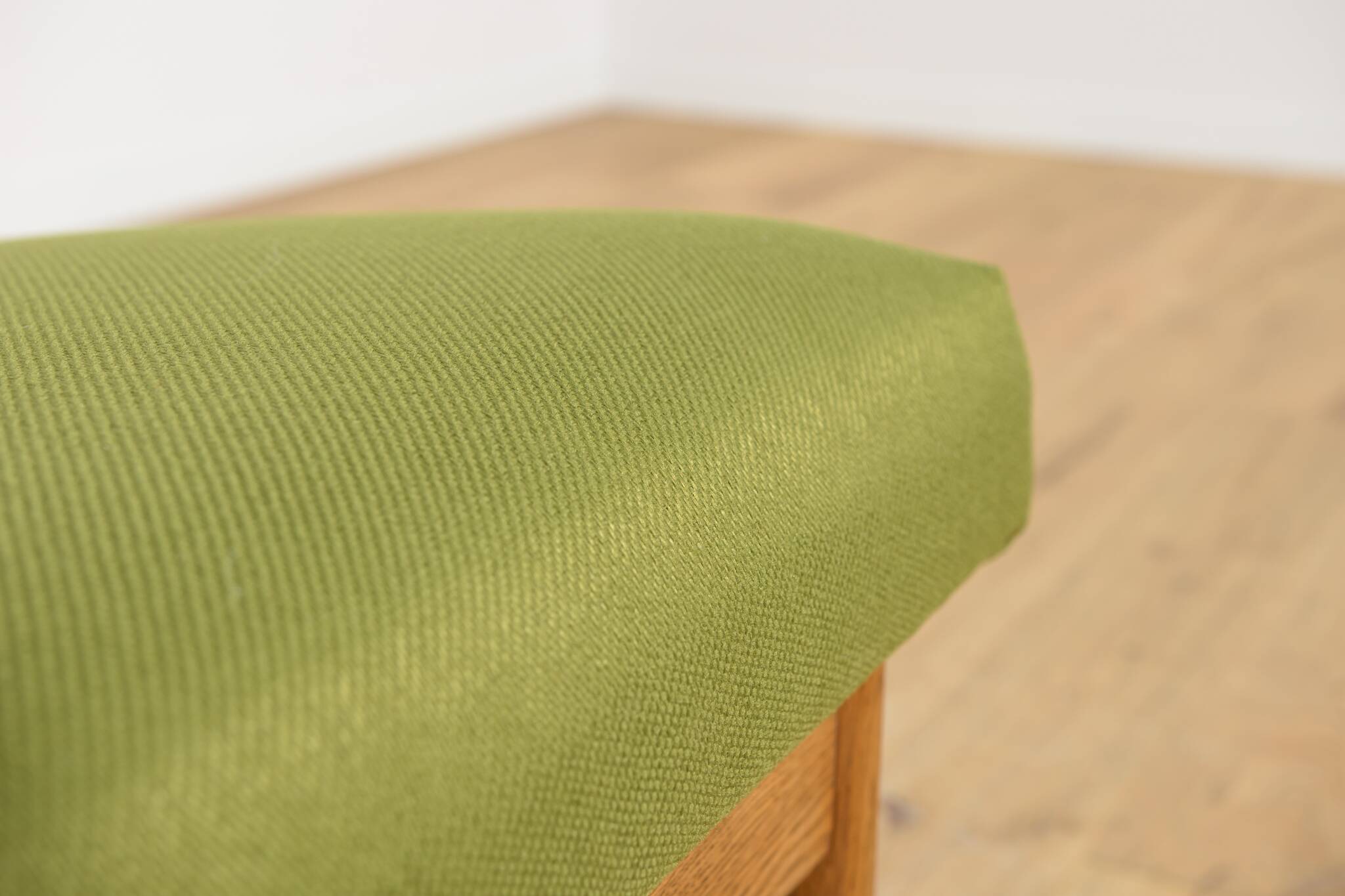 Oak Model J 65  Stool  by Ejvind A. Johansson for FDB Møbler, Denmark, 1950s