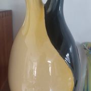 Vase à deux cols Céramique vintage 1964.