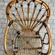 Vintage rattan peacock chair – 1970s