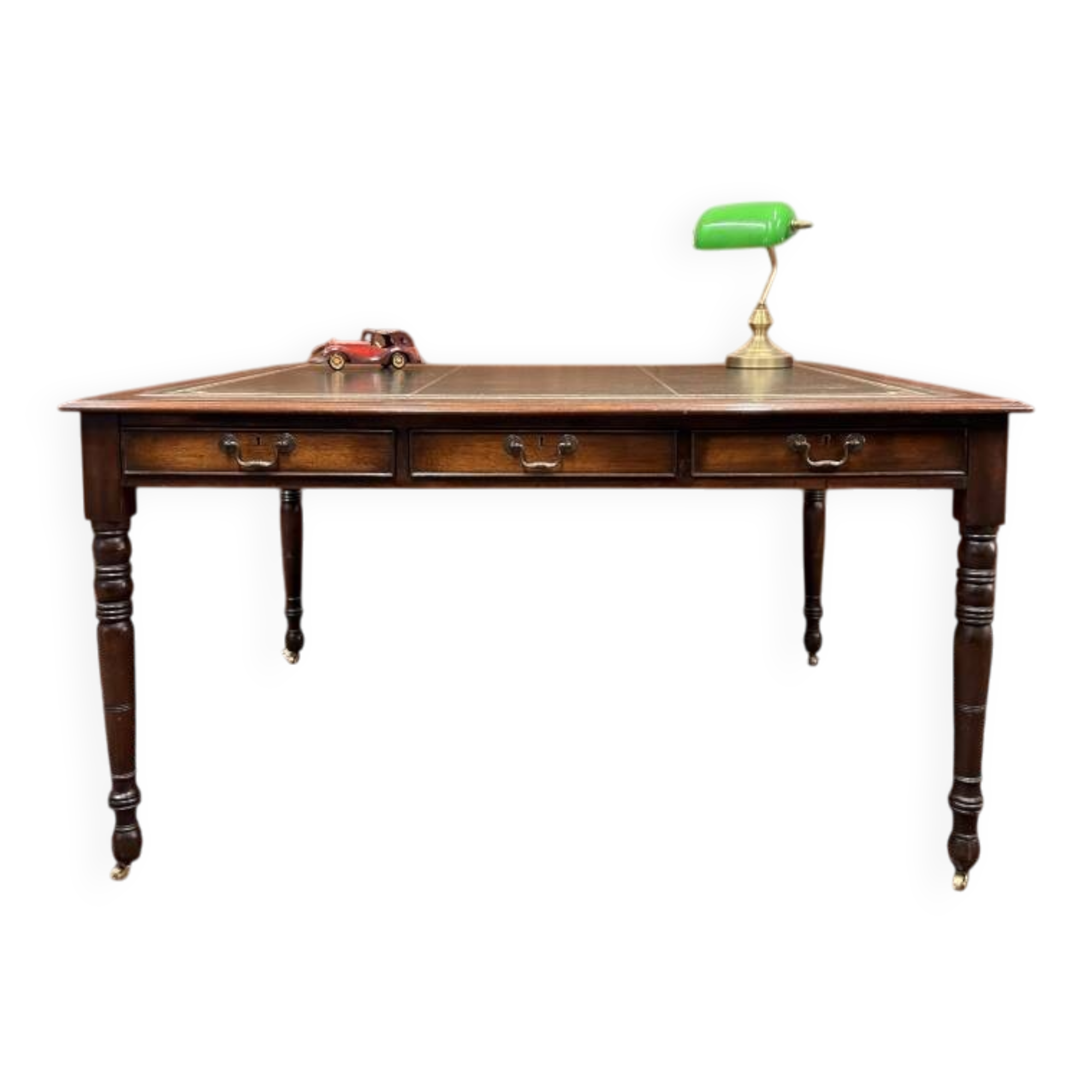 Bureau Chesterfield anglais ancien Partnerdesk