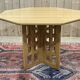 Table de salle à manger anglaise en chêne des années 1970 avec 2 allonges