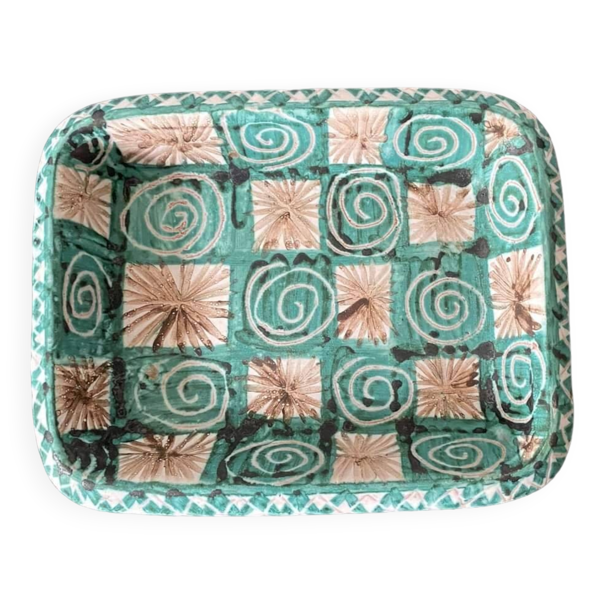 Ceramic dish or pocket tray signed Robert Picault