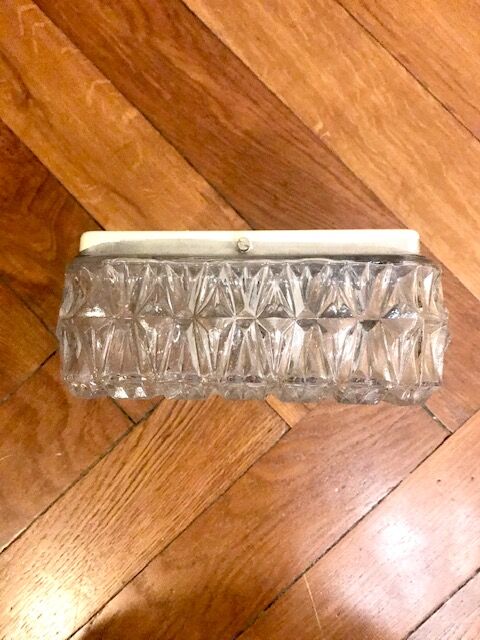Chiseled glass ceiling light