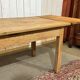 Extendable oak table from the 1930s with Gothic decoration.