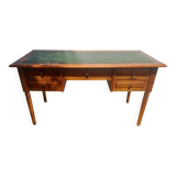 Green leather top desk