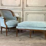 Duchesse brisée de style Louis XVI vers 1900