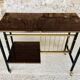 Console/ meuble hifi stereo en palissandre et metal , circa 70's