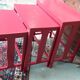 Lot de 3 tables gigognes d'esprit chinoise