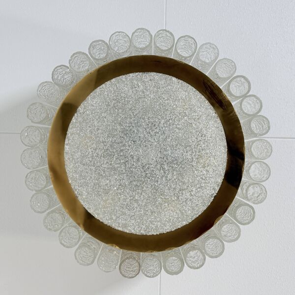 Lampe de plafond en verre de Murano Doria Leuchten