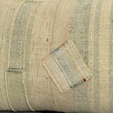 Cushion in vintage canvas Kilim style