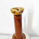 Saint Uze small vase / jug earthenware steel clay