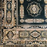 Oriental carpet 169x236, dominant gold and green