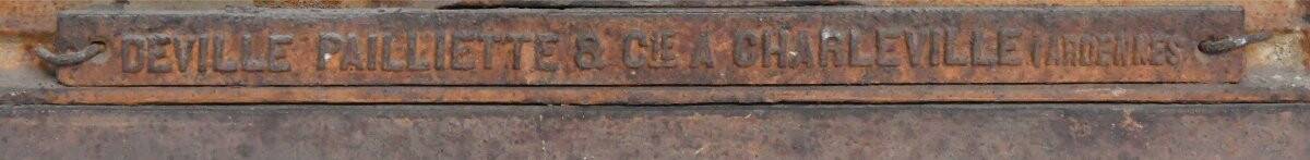 Cast iron coat rack in a bamboo style