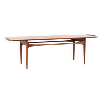 Teak Coffee Table by Tove and Edvard Kindt-Larsen for France & Son, 1960s.
