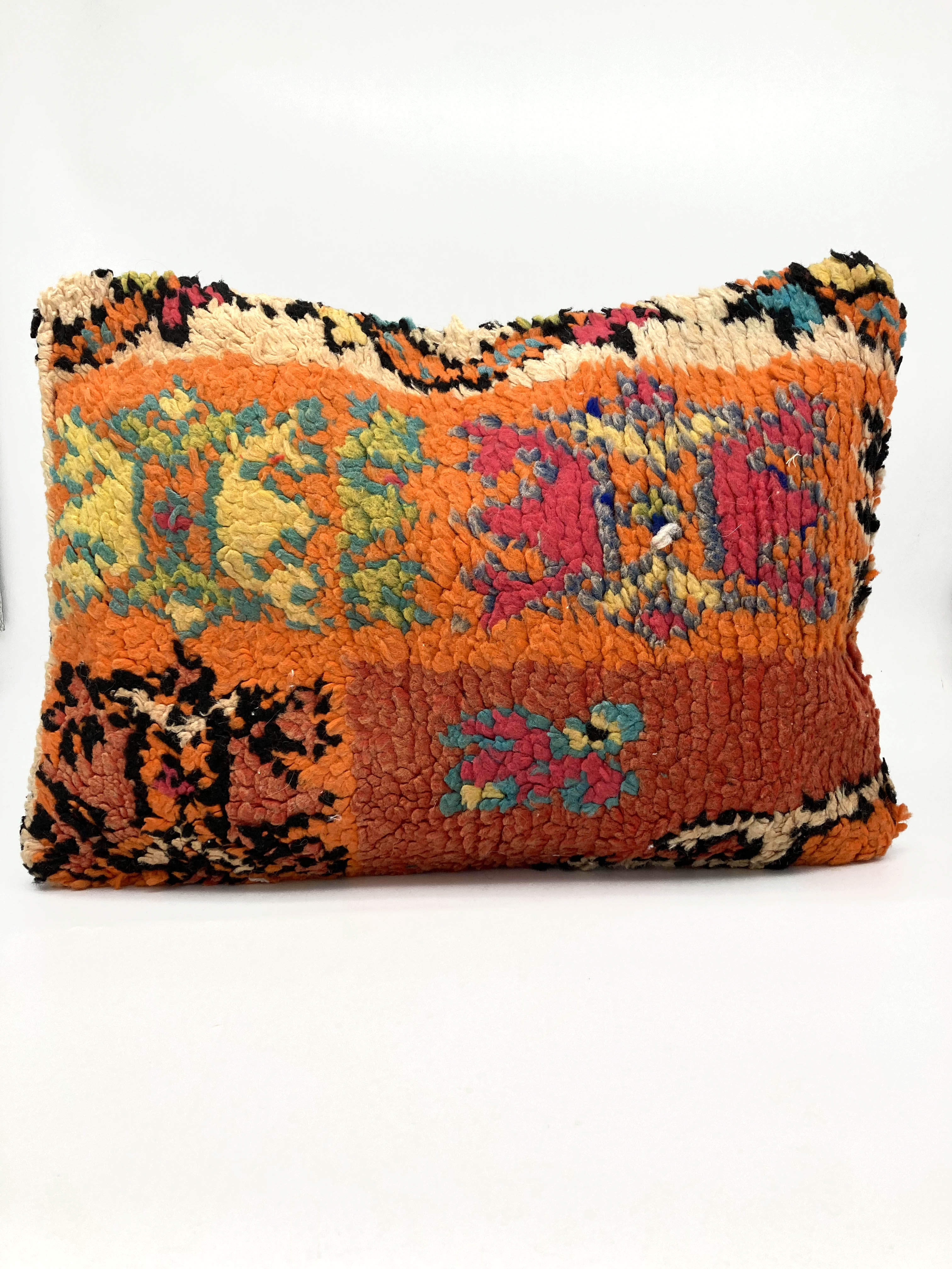 Housse de coussin berbère marocain vintage Boujaad 60x40cm