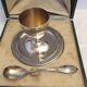 Silver metal eggcup