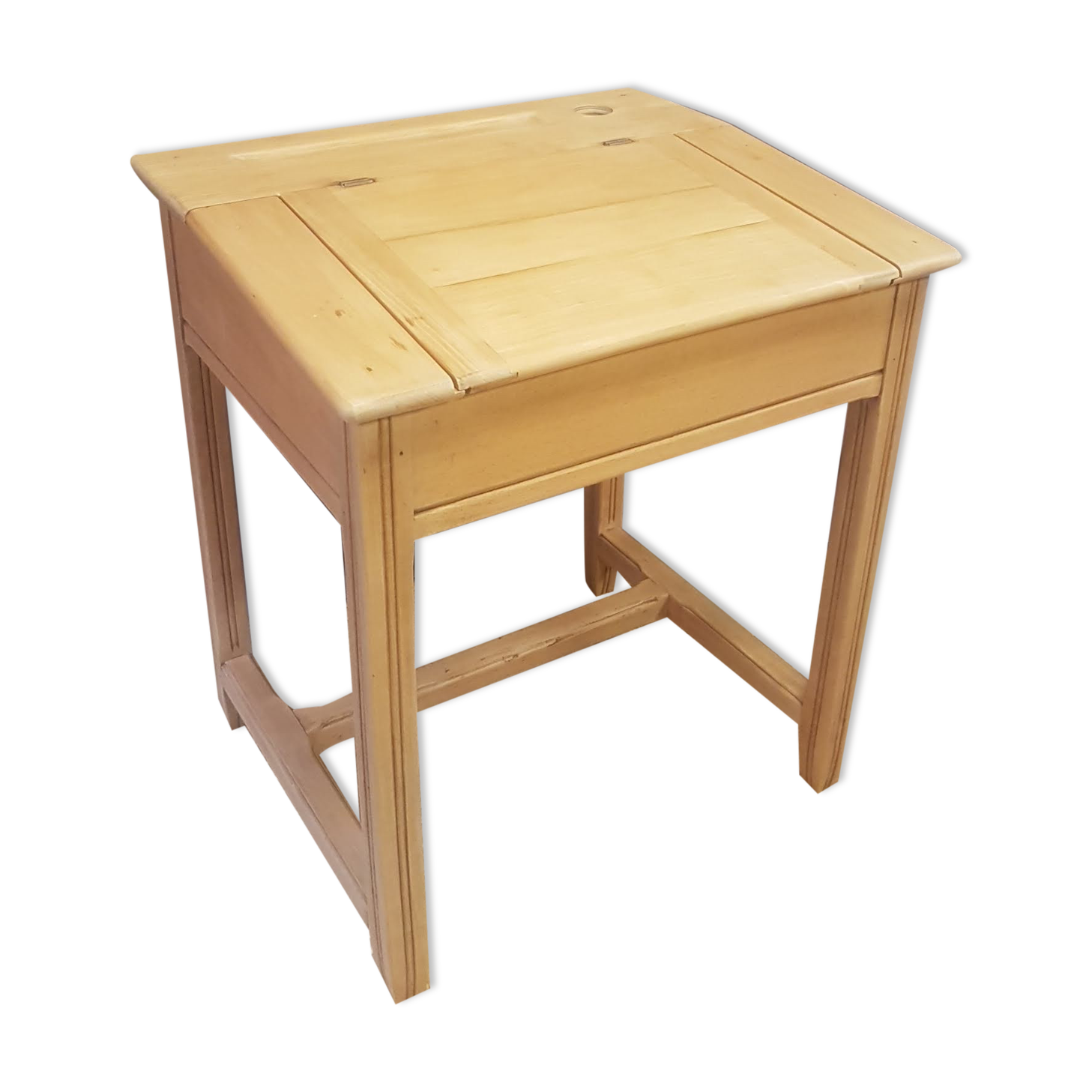 80s beech school desk