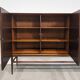 Buffet haut danois en palissandre de Rio avec espace bar