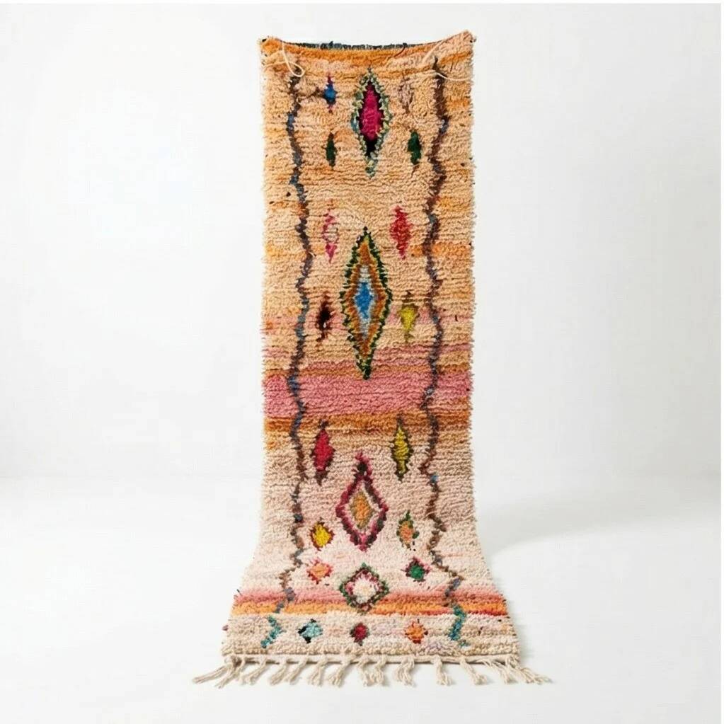 Boujad Tribal Berber rug 75 x 280 cm