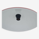 Enamelled sheet metal pendant light