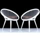 Paire de chaises de salon danoises vintage