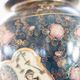 Antique Japanese porcelain vases, Meiji period, 19th century, oriental porcelain art, in