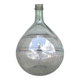Green demijohn in blown glass