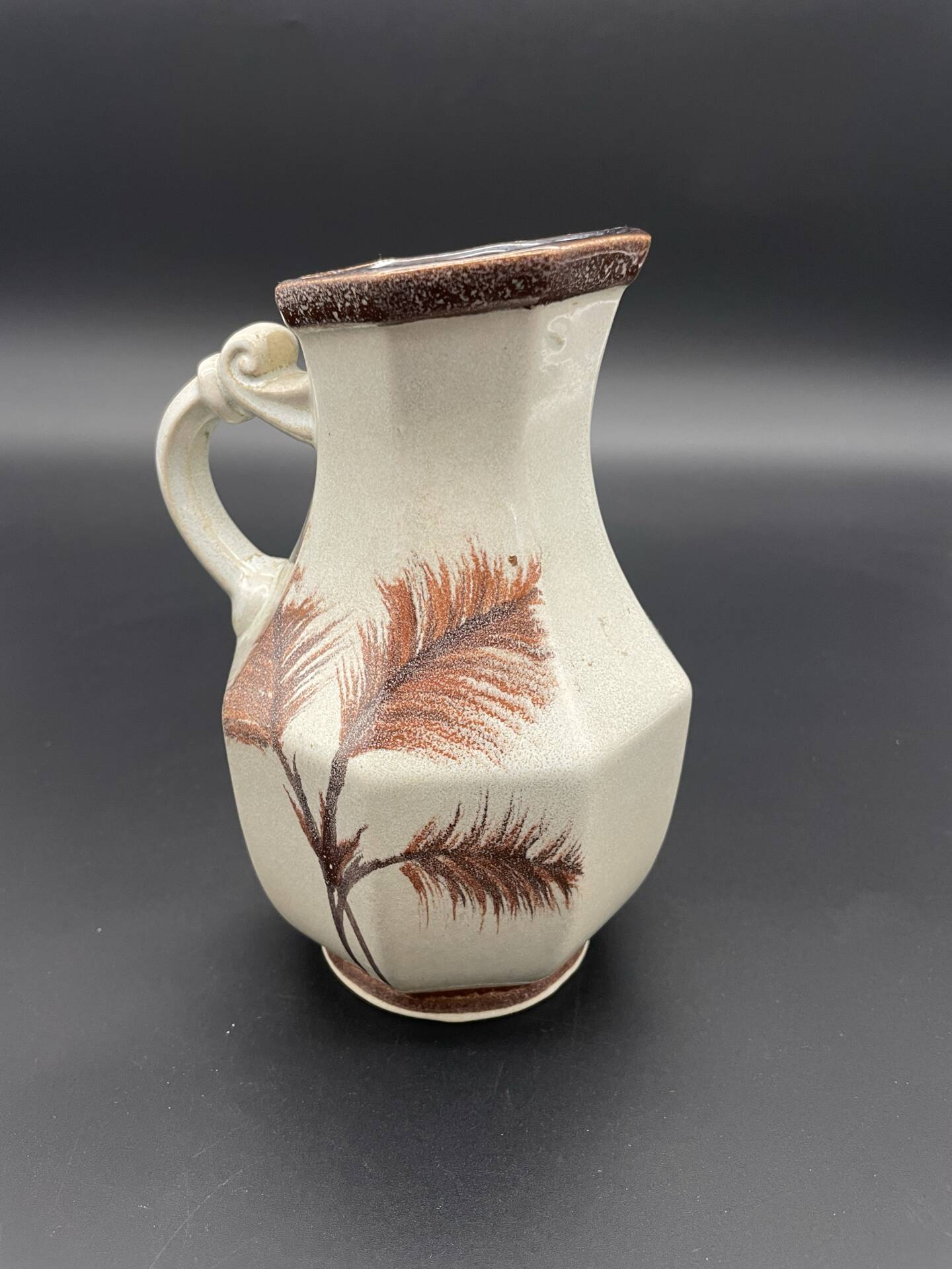 Pichet, vase à anse Bay Keramik 691-17, Allemagne de l’Ouest